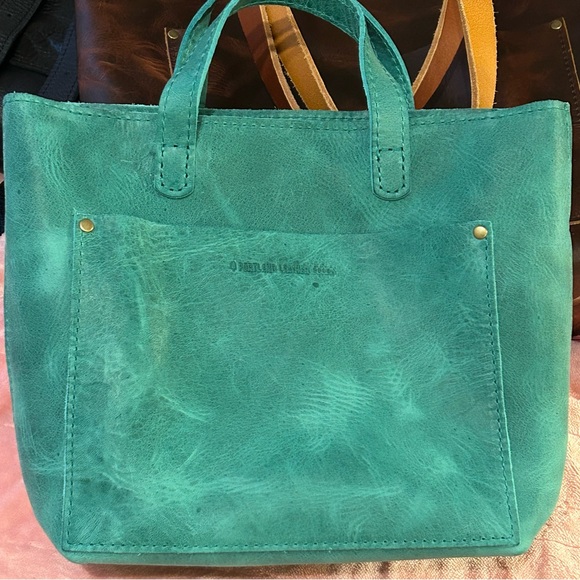 Portland Leather Reef Mini Crossbody Tote - Picture 1 of 7